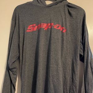 Snap on hoodie